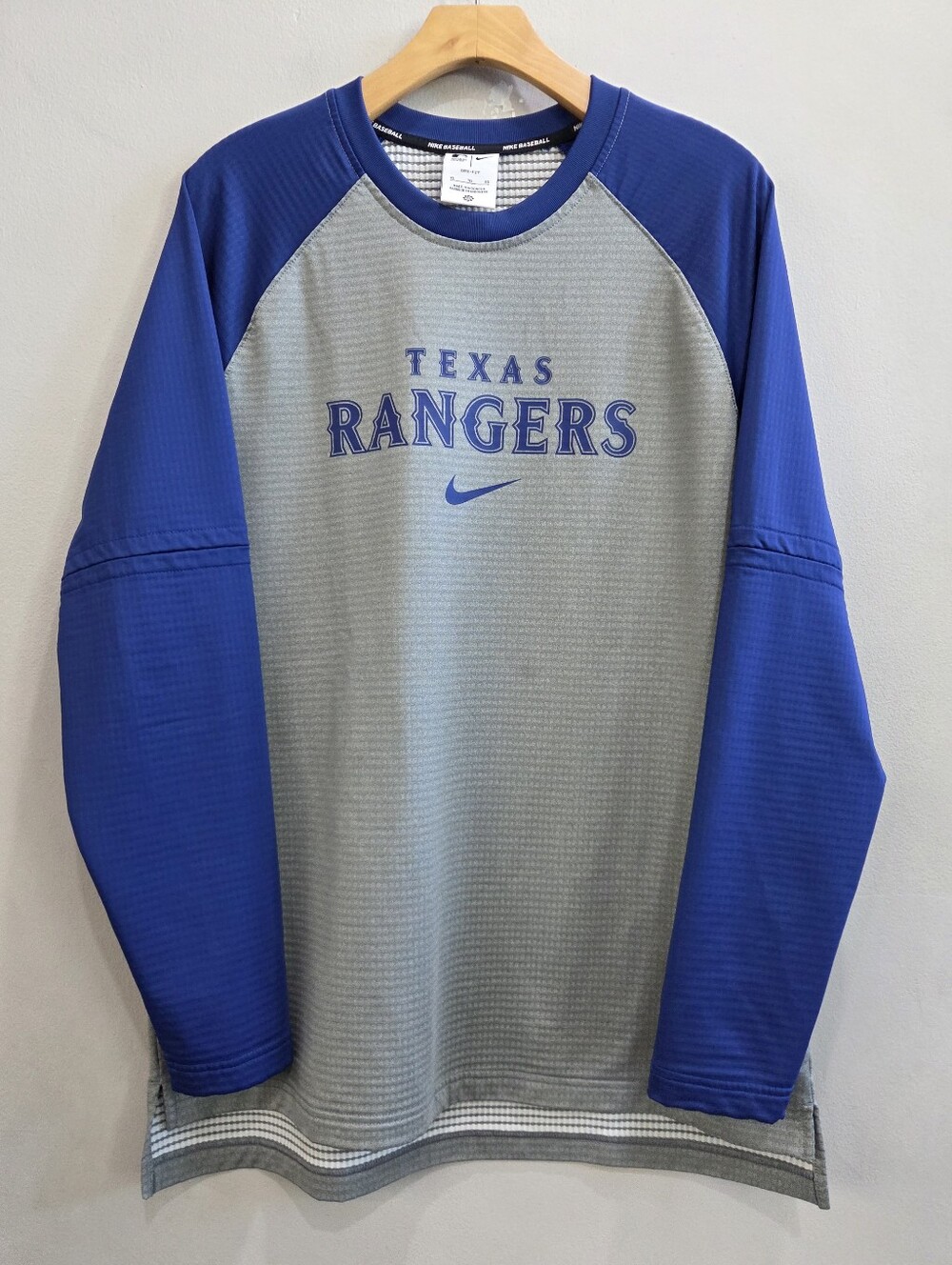 Texas Rangers MLB Nike Dri-Fit Authentic Long Sleeve Shirt Training Men's XL